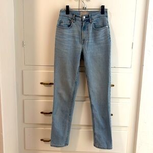 Ever lane: The Cheeky Jean, Size 26 Regular, Light wash.